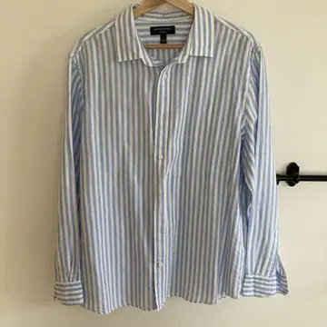 BANANA REPUBLIC 린넨 블렌드 긴팔 셔츠 L
