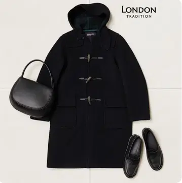 J1417@ London Tradition 더플 코트 36 네이비