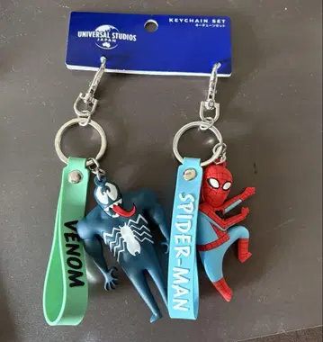 유니버셜 스파이더맨 베놈 키체인 세트