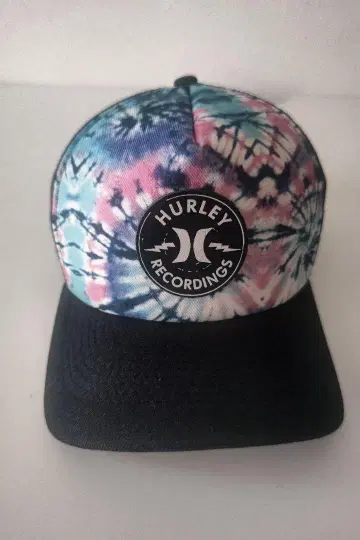 HURLEY 타이 다이 패턴 캡