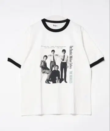 THE BEATLES 링거 T셔츠 화이트