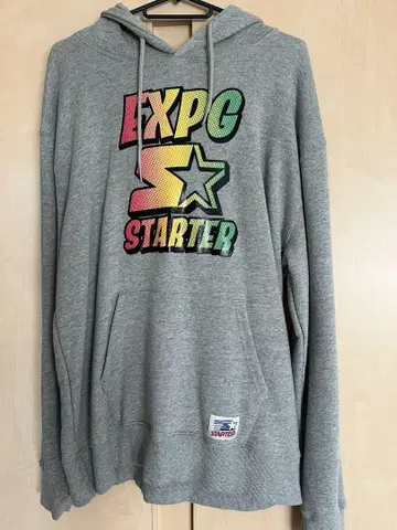 EXPG x STARTER 후드티 L 그레이
