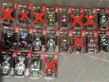 MARVEL 베어브릭 BE@RBRICK 제일복권