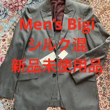 미사용 새상품 택 포함 맨즈비기 실크 혼방 자켓 L 사이즈