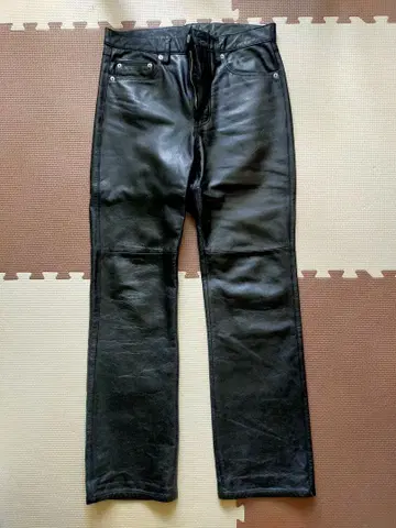 다케오 키쿠치 소가죽 팬츠