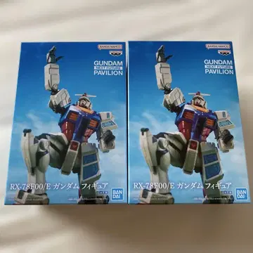 기동전사 건담 RX-78F00/E 피규어 2점 남코 한정판 오사카 만박