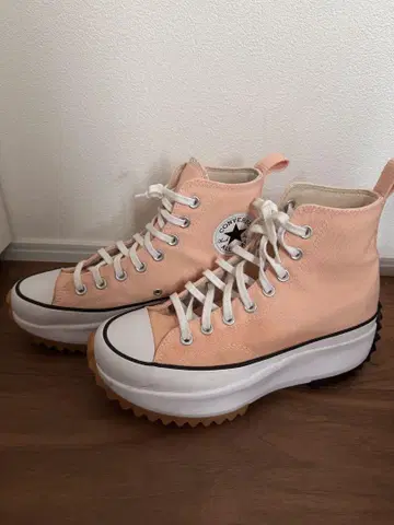 CONVERSE 핑크 통굽 한국 구매 하이컷 스니커즈