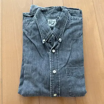 orSlow 블랙 데님 셔츠 사이즈 3