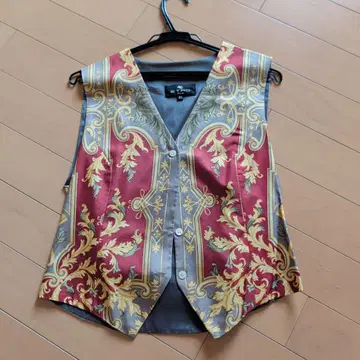 ETRO 베스트 사이즈 46 장식적 패턴