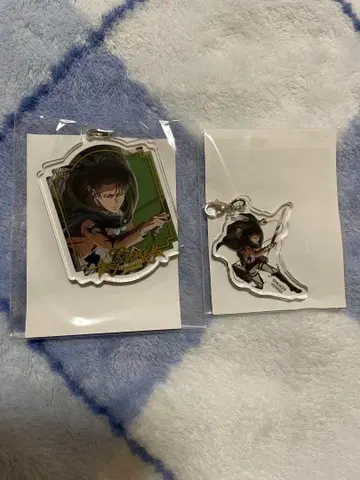 진격의 거인 기억으로의 진격 B상 아크릴 참 키링 리바이