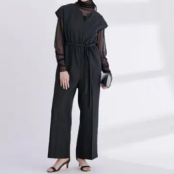ur's 린넨라이크 헨리넥 올인원