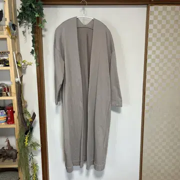 드레스트리아 맨투맨 원단 롱 기장 가디건