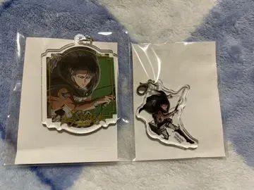 진격의 거인 기억으로의 진격 B상 아크릴 참 키링 리바이