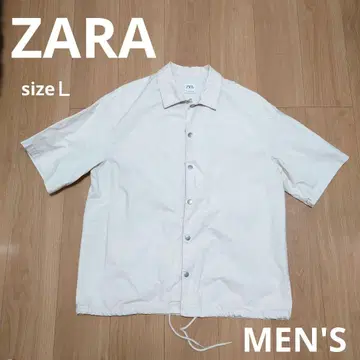 ZARA 크림색 버튼업 셔츠 L 사이즈