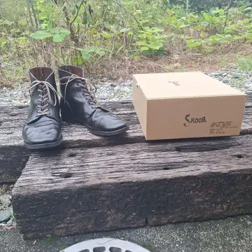 Skoob 블랙 워크 부츠