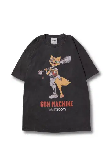 vaultroom GON MACHINE TEE 셔츠 CHARCOAL