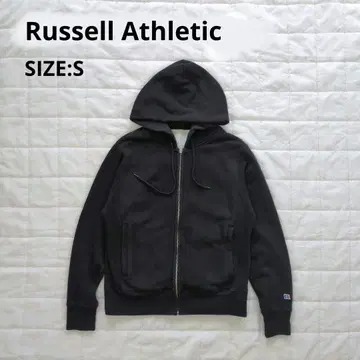 러셀 애슬레틱 지퍼 후드티 맨투맨 블랙 두꺼운