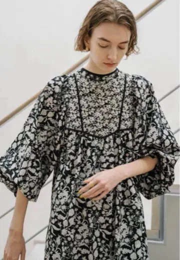 flower patchwork volume sleeve OP
