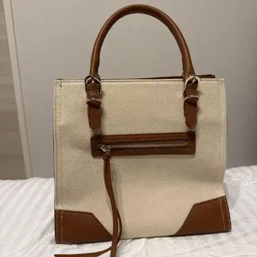 베이지 브라운 핸드백