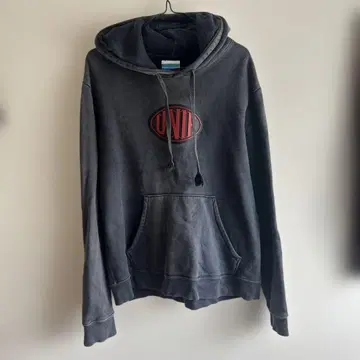 UNIF 다크 그레이 XS 후드티