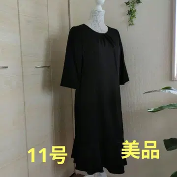 [ 새상품급 ] 블랙 플레어 원피스 반팔 11호