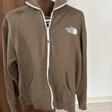 THE NORTH FACE 브라운 집업 후드티