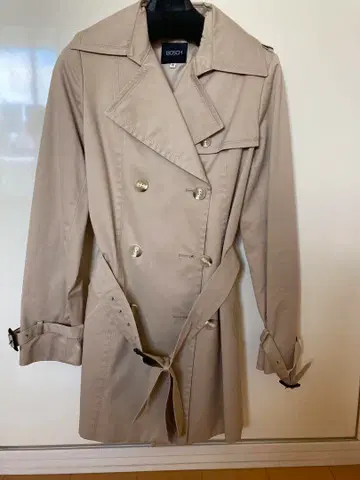 [ 새상품급 ] BOSCH 베이지 더블 브레스트 트렌치코트