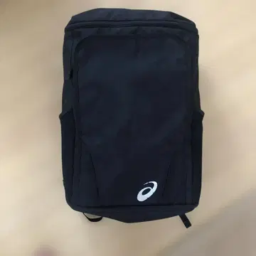 ASICS 블랙 백팩 메쉬 백 패널