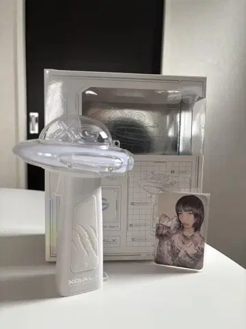 XGAL 응원봉 본체 트레이딩 카드 박스 포함