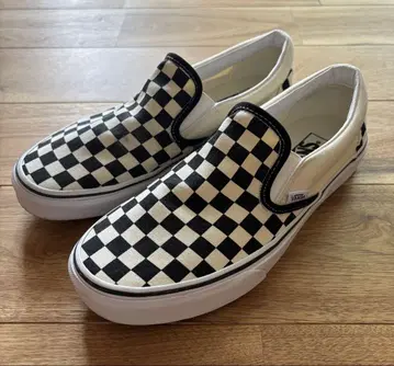 Vans 체크 무늬 깃발 슬립온 27.0cm