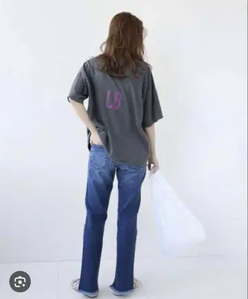 저널 스탠다드 렐룸 비대칭 헴 데님