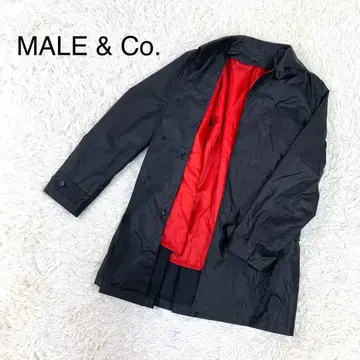 MALE & Co. 블랙 컬러 이너 탈부착 가능 코트