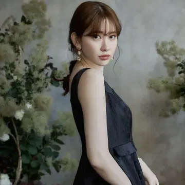 Herlipto 클래식 플로럴 자카드 드레스 S