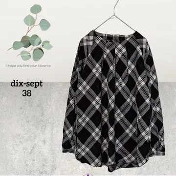 dix-sept [ M ] 체크 긴팔 상의 풀오버 가을/겨울 g1387