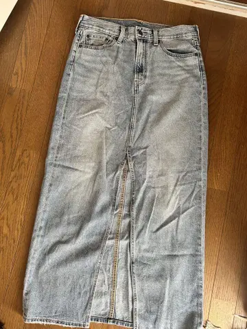 Levi's 데님 타이트 스커트 슬릿 27인치