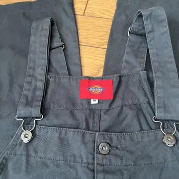 Dickies 카키 코튼 100% 버튼 달린 살로펫