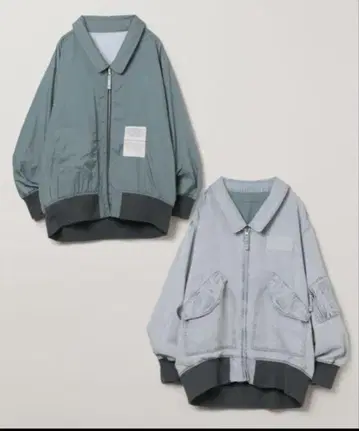 미사용에 가까운 지나시스 리버서블 플라이트 자켓