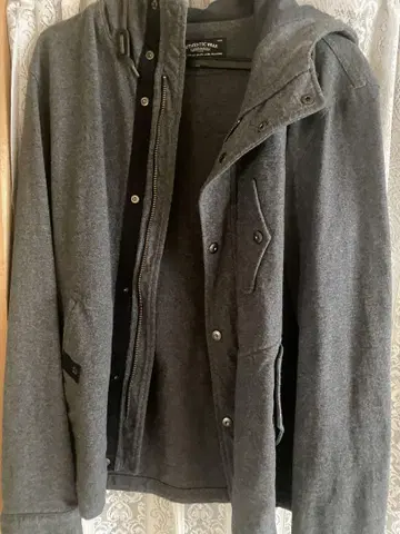 유나이티드 애로우즈 AUTHENTIC WEAR 후드 부착 그레이 아우터