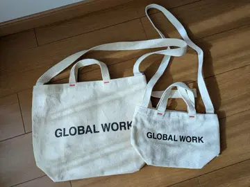GLOBAL WORK 토트백 대소 세트