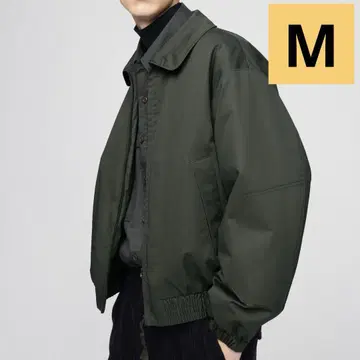 퍼프 테크 숏 블루종 올리브 M UNIQLOU 2025