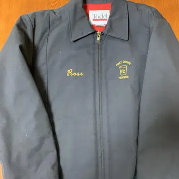 Todd 블랙 자켓 Ross 자수