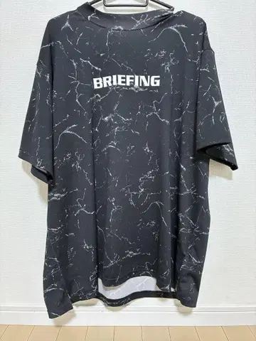 브리핑 BRIEFING 반팔 셔츠 사이즈 L 모크넥