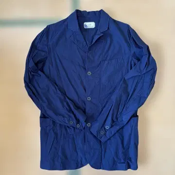 workers Sack Coat, Poplin navy