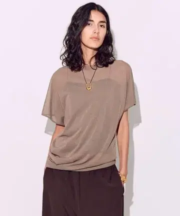 BRILL 브릴 25SS 새상품 시어 비대칭 풀오버 니트