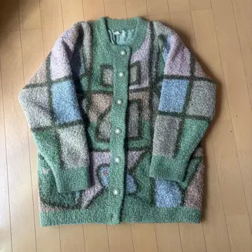 모리걸 레트로걸 구제 의류 플리스 자켓 오버 사이즈 vintage