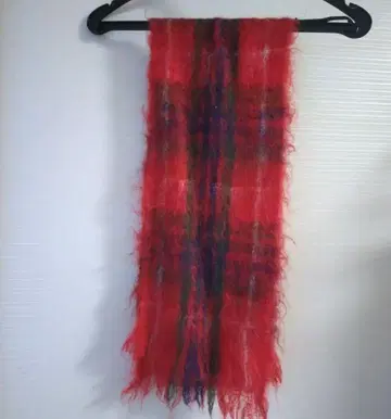 Vintage Glen Cree Mohair Red Scotland