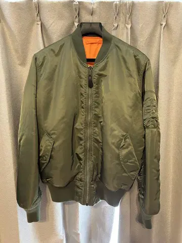 알파인더스트리 MA-1 VINTAGE GREEN 사이즈 L