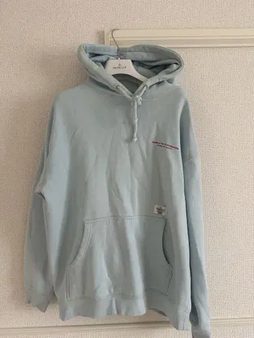 N3 스카이블루 후드 부착 후드티
