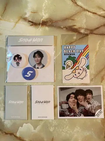 Snow Man 1st POP-UP 오리지널 굿즈 와타나베 쇼타 덤 포함