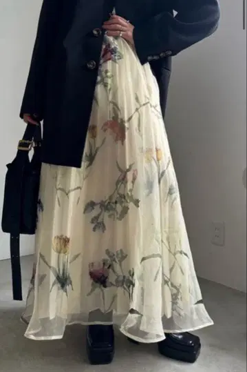SOFIA ORGANZA LAYERED SKIRT